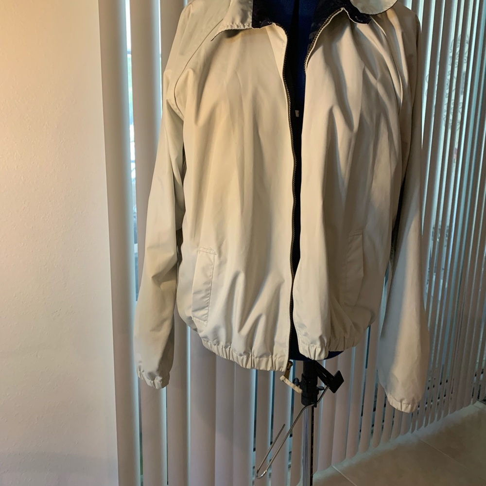 Haggar jacket 100% polyester machine washable Zipper 3 pockets XL NWOT - Picture 3 of 12